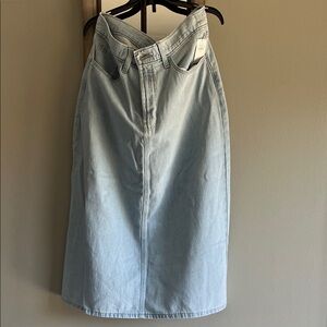 Old Navy Light Blue A-Line Denim Skirt